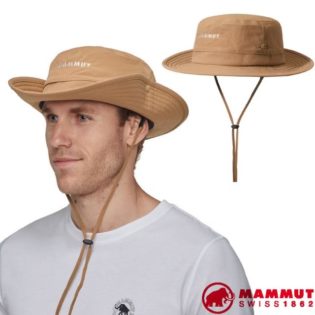 【MAMMUT 長毛象】男女 Hiking Adventure 防紫外線漁夫帽/1191-02000-7517 薩凡納褐✿30E010